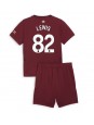 Manchester City Rico Lewis #82 Alternativní dres pro děti 2024-25 Krátký Rukáv (+ trenýrky)